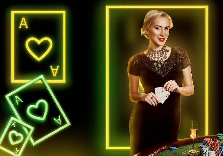 Ilustrasi pengguna menikmati hiburan live casino dan taruhan olahraga di macan33
